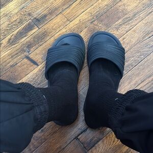 Men's Black Slide Sandals